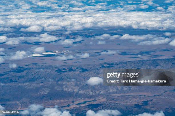 los padres national forest in california daytime aerial view from airplane - los padres national forest stock pictures, royalty-free photos & images