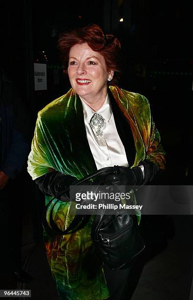 Brenda Blethyn is sighted at the Late Late Show Studios on January 15, 2010 in Dublin, Ireland.