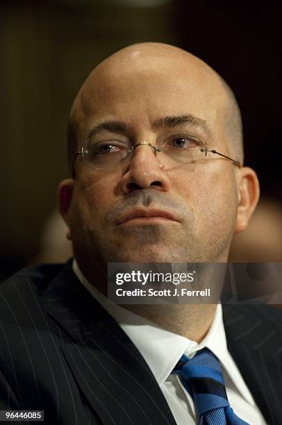 Jeff Zucker, president and CEO of NBC Universal, during the Senate Judiciary Subcommittee on Antitrust, Competition Policy and Consumer Rights...