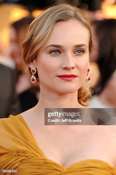 Actress Diane Kruger arrives to the 16th Annual Screen Actors Gulld Awards held at The Shrine Auditorium on January 23, 2010 in Los Angeles,...