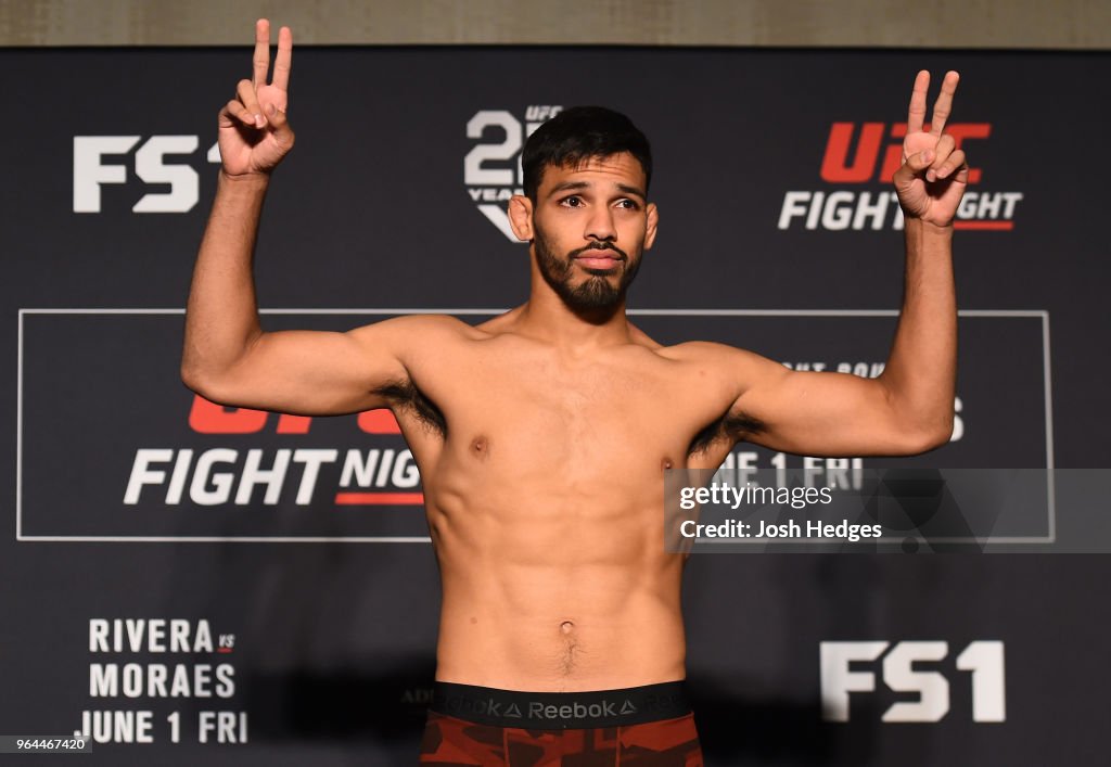 UFC Fight Night: Rivera v Moraes Weigh-in