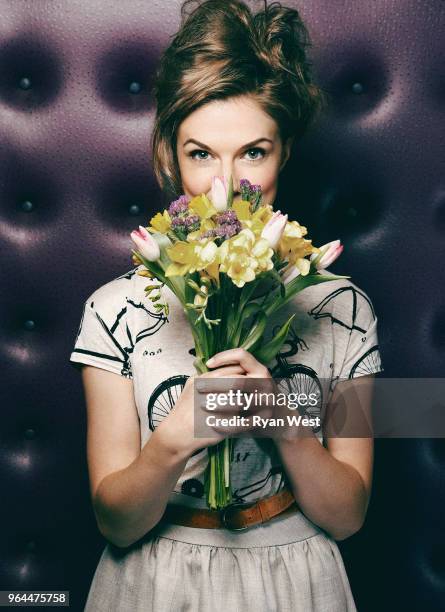 Actress Sara Canning is photographed for Impress Magazine in June 2013 in Vancouver, British Columbia. PUBLISHED IMAGE.