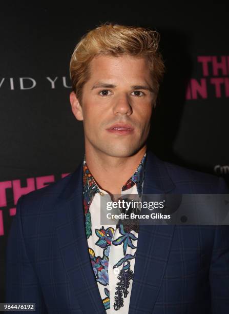 Charlie Carver poses at the opening night 50th year celebration after party for the classic play revival of "The Boys In The Band" on Broadway at...