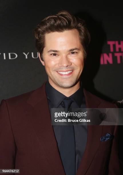 Andrew Rannells poses at the opening night 50th year celebration after party for the classic play revival of "The Boys In The Band" on Broadway at...