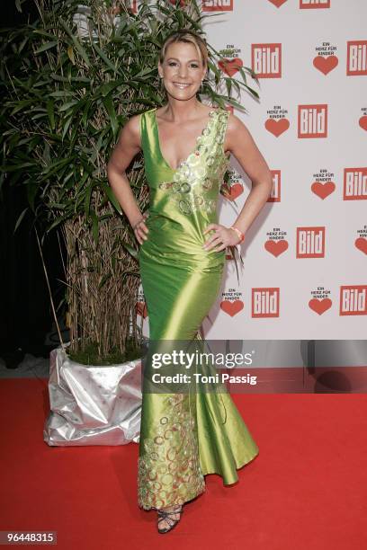 Sophie Schuett, actress attend the 'Ein Herz fuer Kinder' Gala at Studio 20 at Adlershof on December 12, 2009 in Berlin, Germany.