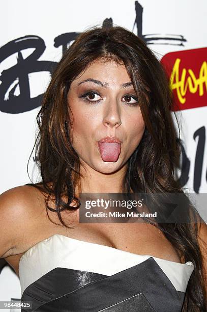 Gabriella Cilmi arrives at the Brit Awards 2010 launch held the at The Indigo 02 on January 18, 2010 in London, England.