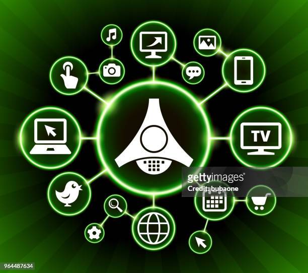 office intercom internet kommunikation technologie dunklen tasten-hintergrund - buzzer stock-grafiken, -clipart, -cartoons und -symbole