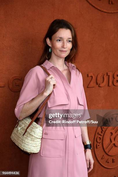 Audrey Marnay attends the 2018 French Open - Day Five at Roland Garros on May 31, 2018 in Paris, France.