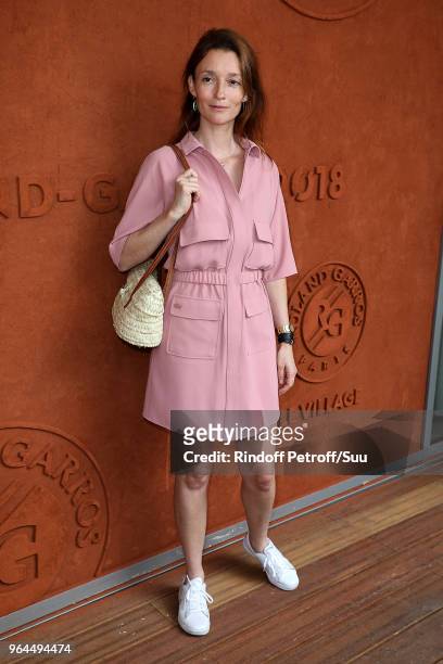 Audrey Marnay attends the 2018 French Open - Day Five at Roland Garros on May 31, 2018 in Paris, France.
