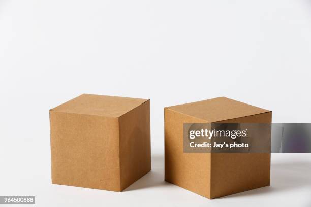 paper box - moving boxes on white stock pictures, royalty-free photos & images