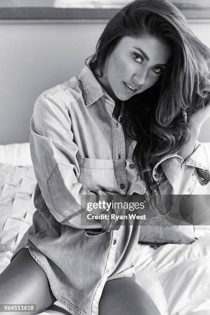 Model Arianny Celeste is photographed in February 2015 in Los Angeles, California.