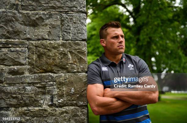 Kildare , Ireland - 31 May 2018; CJ Stander poses for a portrait following an Ireland press conference at Carton House in Maynooth, Co. Kildare.