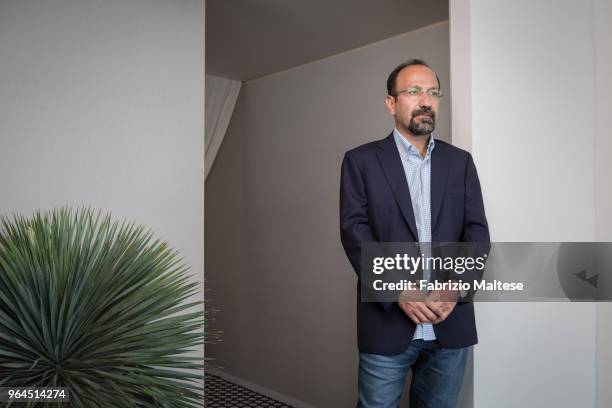 Filmmaker Asghar Farhadi is photographed for The Hollywood Reporter, on May, 2018 in Cannes, France. . .