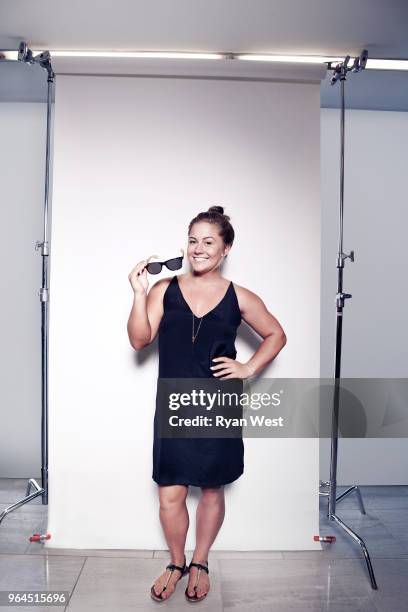 Gymnast Shawn Johnson is photographed inside the ESPY Gifting Suite on July 14, 2015 in Los Angeles, California.