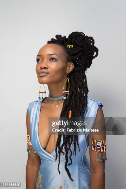 Actress Sheila Munyiva is photographed for The Hollywood Reporter, on May, 2018 in Cannes, France. . .