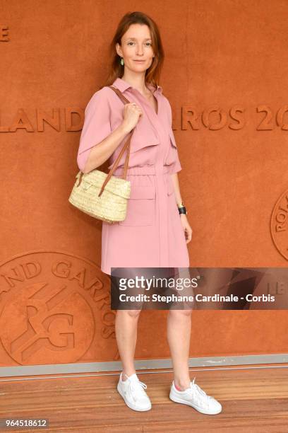 Audrey Marnay attends the 2018 French Open - Day Five at Roland Garros on May 31, 2018 in Paris, France.