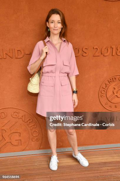 Audrey Marnay attends the 2018 French Open - Day Five at Roland Garros on May 31, 2018 in Paris, France.