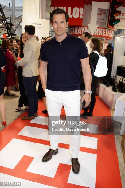 Paul Sculfor attends Hello Magazine's 30th anniversary party at Dover Street Market on May 9, 2018 in London, England.