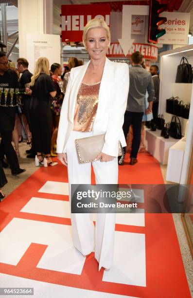 Tamzin Outhwaite attends Hello Magazine's 30th anniversary party at Dover Street Market on May 9, 2018 in London, England.