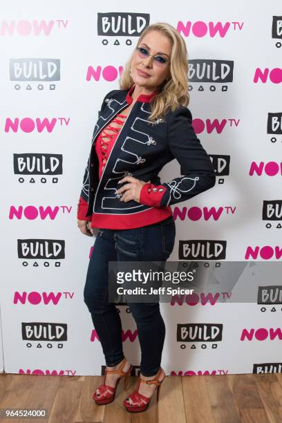 Anastacia attends BUILD to talk about her current tour on May 31, 2018 in London, England.