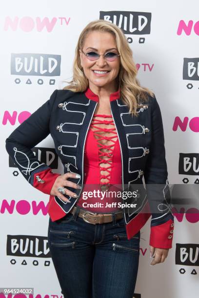 Anastacia attends BUILD to talk about her current tour on May 31, 2018 in London, England.