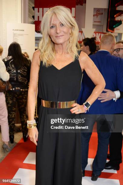 Gaby Roslin attends Hello Magazine's 30th anniversary party at Dover Street Market on May 9, 2018 in London, England.