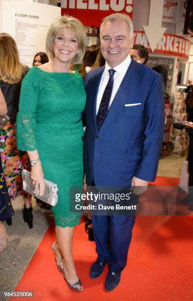Ruth Langsford and Eamonn Holmes attend Hello Magazine's 30th anniversary party at Dover Street Market on May 9, 2018 in London, England.