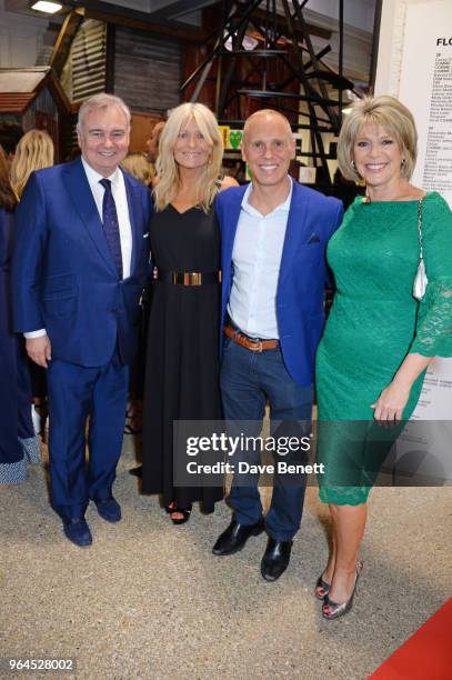 Eamonn Holmes, Gaby Roslin, Robert Rinder aka Judge Rinder and Ruth Langsford attend Hello Magazine's 30th anniversary party at Dover Street Market...