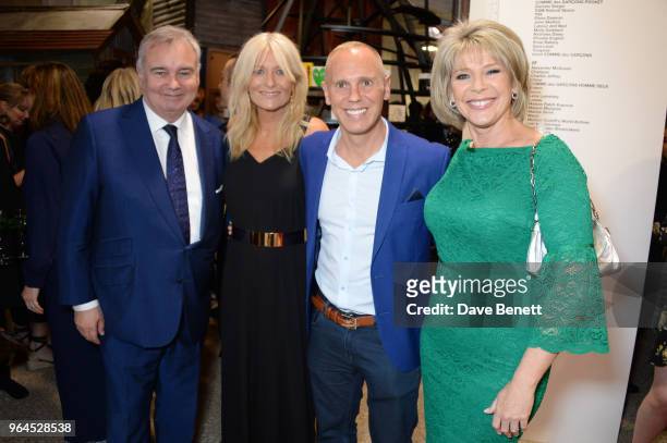 Eamonn Holmes, Gaby Roslin, Robert Rinder aka Judge Rinder and Ruth Langsford attend Hello Magazine's 30th anniversary party at Dover Street Market...