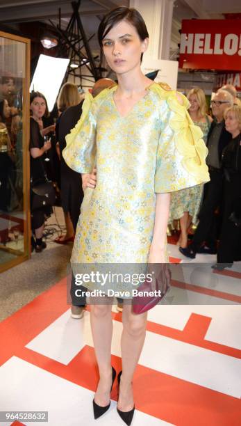 Lara Mullen attends Hello Magazine's 30th anniversary party at Dover Street Market on May 9, 2018 in London, England.