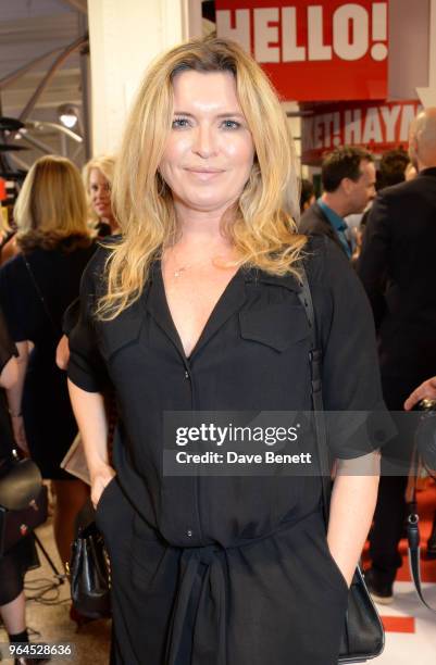 Tina Hobley attends Hello Magazine's 30th anniversary party at Dover Street Market on May 9, 2018 in London, England.