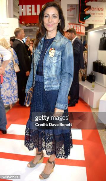 Julia Bradbury attends Hello Magazine's 30th anniversary party at Dover Street Market on May 9, 2018 in London, England.