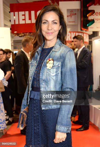Julia Bradbury attends Hello Magazine's 30th anniversary party at Dover Street Market on May 9, 2018 in London, England.