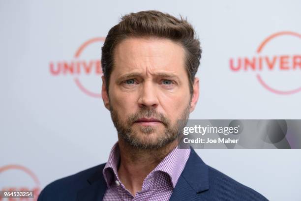 Jason Priestley during the 'Private Eyes' photocall at The Soho Hotel on May 31, 2018 in London, England.