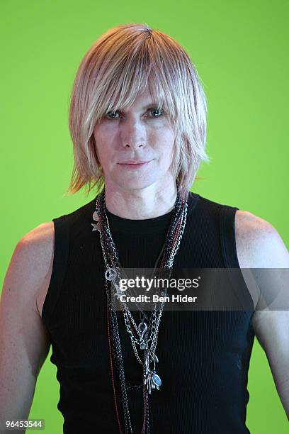 Designer Marc Bouwer attends his Fall Winter 2010 Fashion Film Shoot at CECO Studio on February 5, 2010 in New York City.