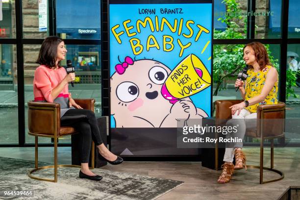 Loryn Brantz discusses "Feminist Baby Finds Her Voice" with the Build Series at Build Studio on May 31, 2018 in New York City.