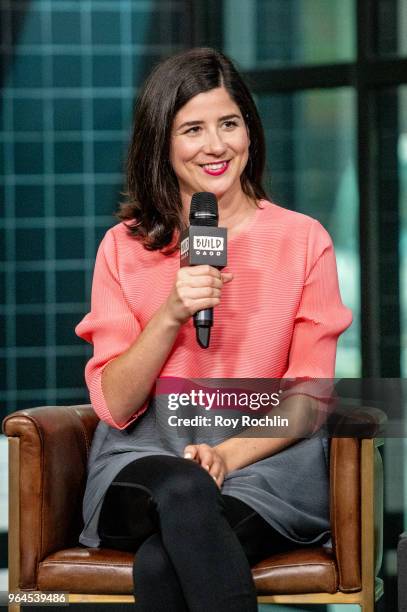 Loryn Brantz discusses "Feminist Baby Finds Her Voice" with the Build Series at Build Studio on May 31, 2018 in New York City.