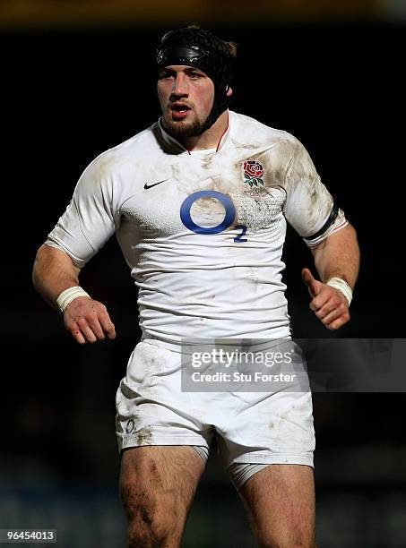 England prop Joe Marler in action during the International match between England U20 and Wales U20 International match at Kingsholm on February 5,...