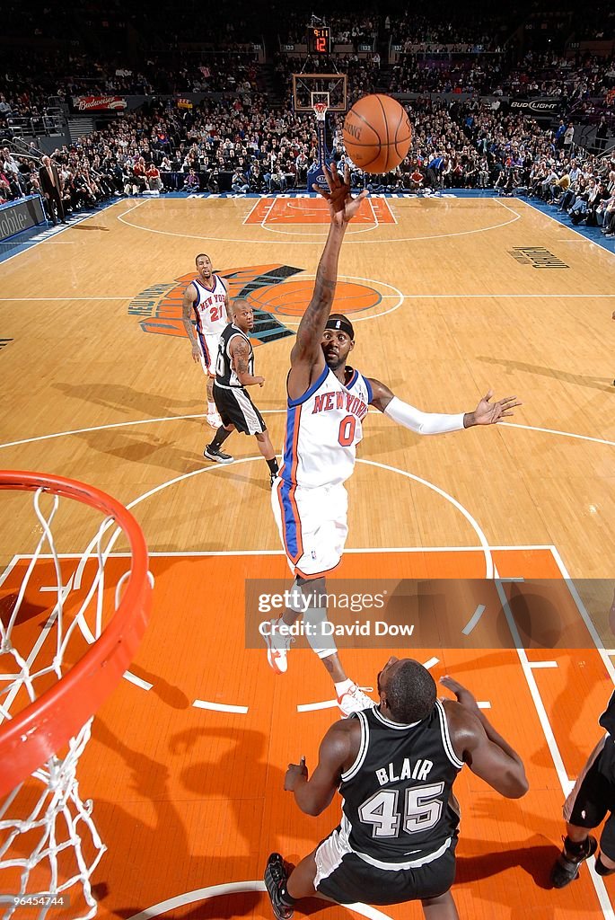 San Antonio Spurs v New York Knicks