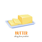 Vector butter icon