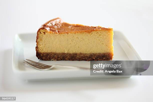 pumpkin cheesecake - cheesecake stock pictures, royalty-free photos & images