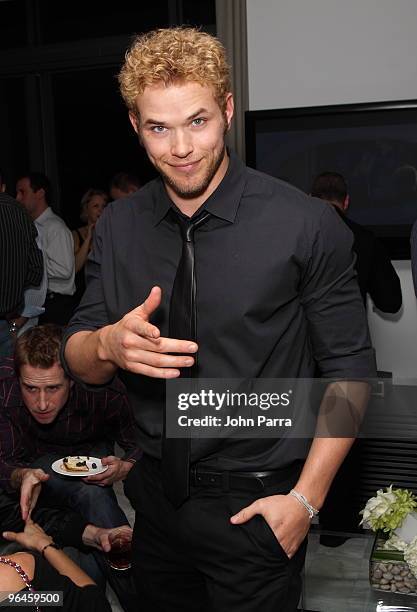 Kellan Lutz attends the Superbowl XLIV with Audi at the W Hotel - South Beach on February 5, 2010 in Miami Beach, Florida.