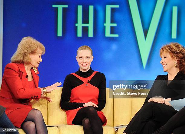 Amanda Seyfried was a guest on "THE VIEW," Friday, Feb.5, 2010 airing on the Disney General Entertainment Content via Getty Images Television...