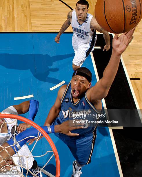 February 5: Dominic McGuire of the Washington Wizards shoots against the Orlando Magic during the game on February 5, 2010 at Amway Arena in Orlando,...
