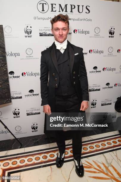 Harrison Osterfield attends the Tempus Earth Conservation Gala in aid of the WWF at The Dorchester on May 31, 2018 in London, England.The event is...