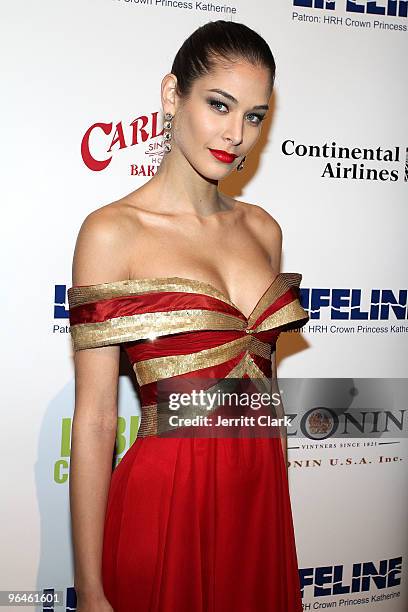 Miss Universe 2008 Dayana Mendoza attends the 2010 Princes Ball Mardi Gras Masquerade Gala at Cipriani 42nd Street on February 5, 2010 in New York...