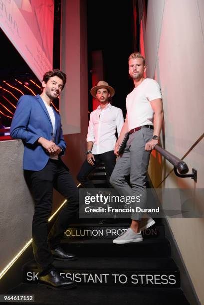 Jerome C and some guests attend the #Ultimune Launch Event on May 31, 2018 in Paris, France.