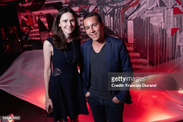 Lindsay Azpitarte and Frederic Charpentier attend the #Ultimune Launch Event on May 31, 2018 in Paris, France.