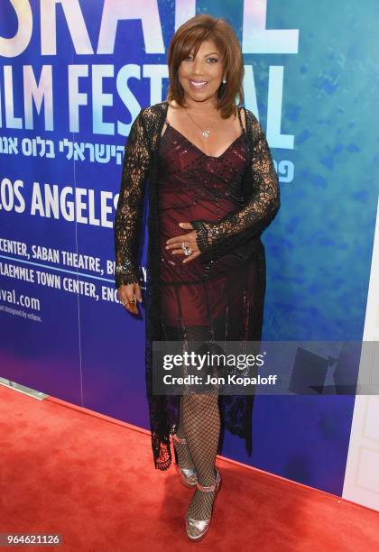 Sunda Croonquist attends the 32nd Israel Film Festival In Los Angeles Sponsor Luncheon at Four Seasons Hotel Los Angeles at Beverly Hills on May 31,...