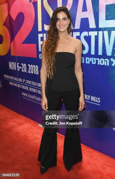 Rona-Lee Shim'on attends the 32nd Israel Film Festival In Los Angeles Sponsor Luncheon at Four Seasons Hotel Los Angeles at Beverly Hills on May 31,...